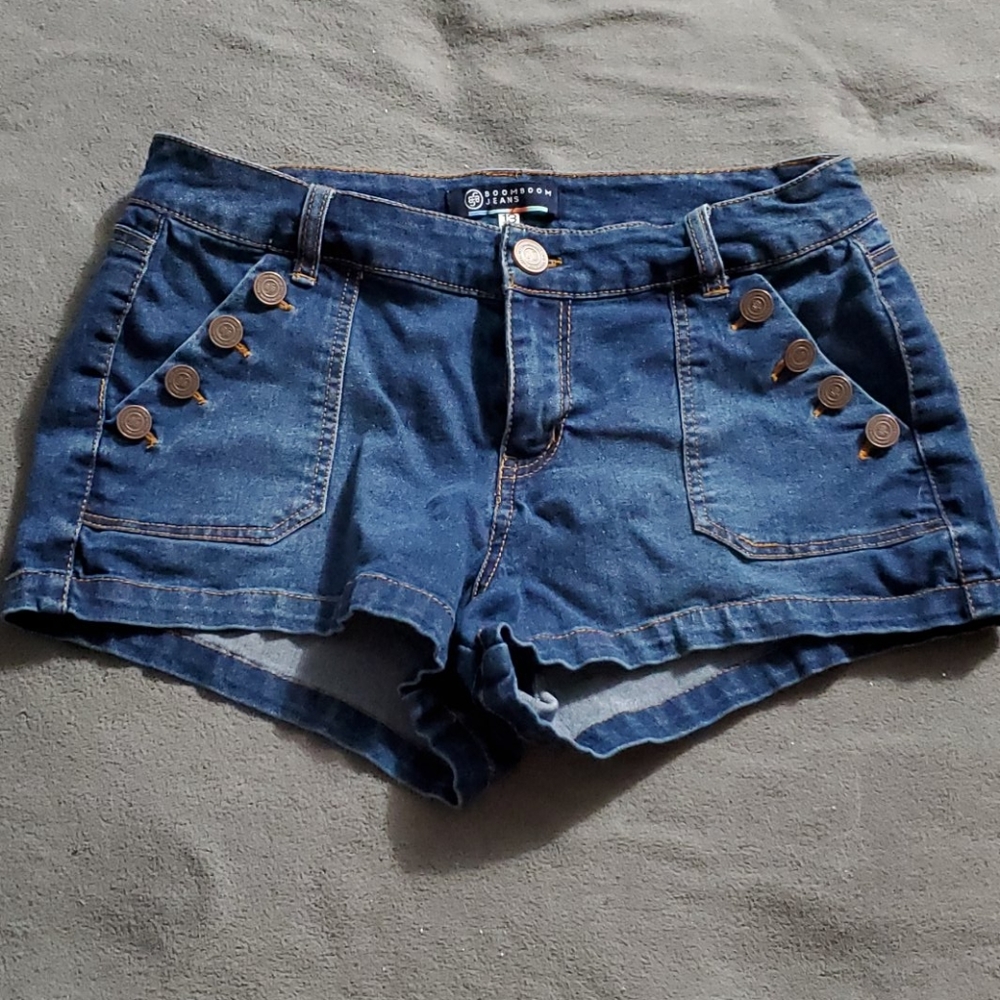 Denim shorts